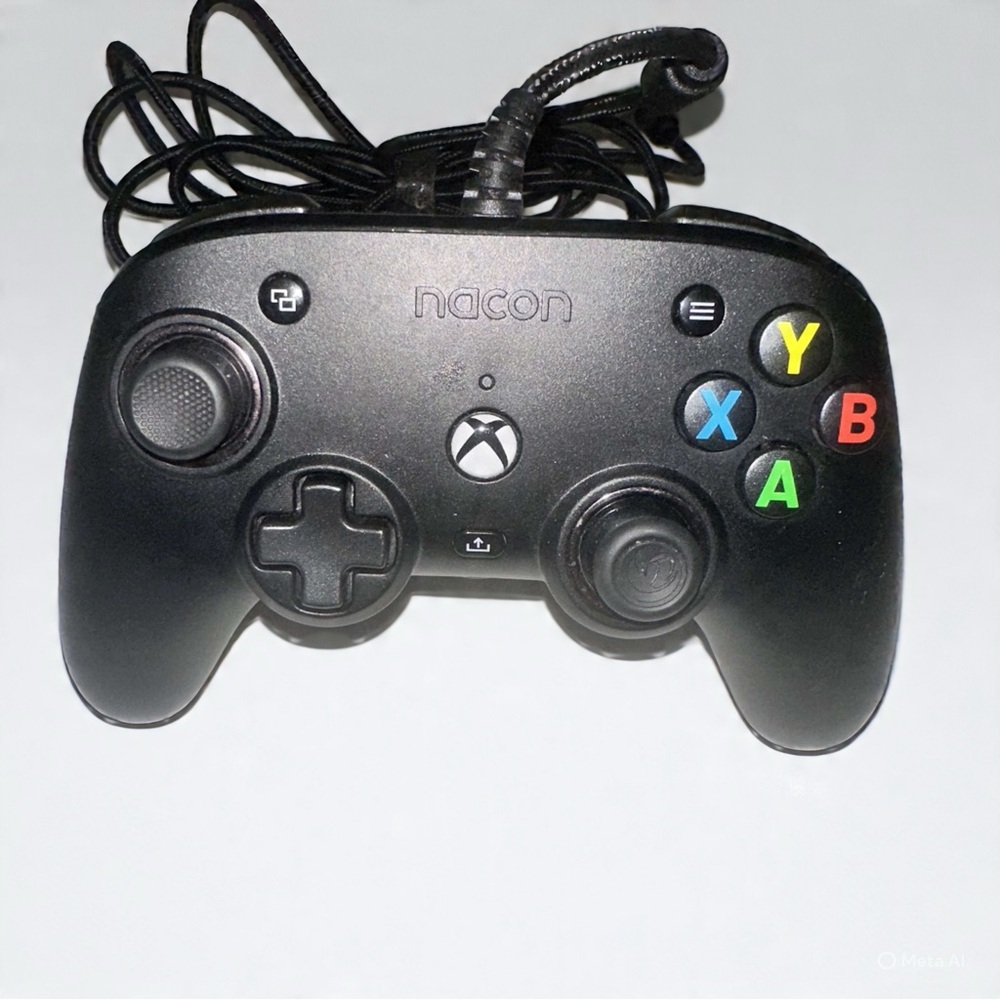 Nacon Xbox Black Wired Gaming Controller
